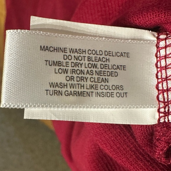 Cutter & Buck Washington Redskins Burgundy Pullover V Neck Sweater Vest Size XL - Picture 4 of 8